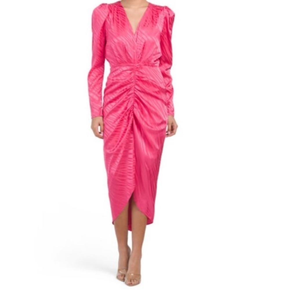 TORN BY RONNY KOBO Astrid Dress Pink
